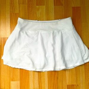 White Golf/Tennis Skort